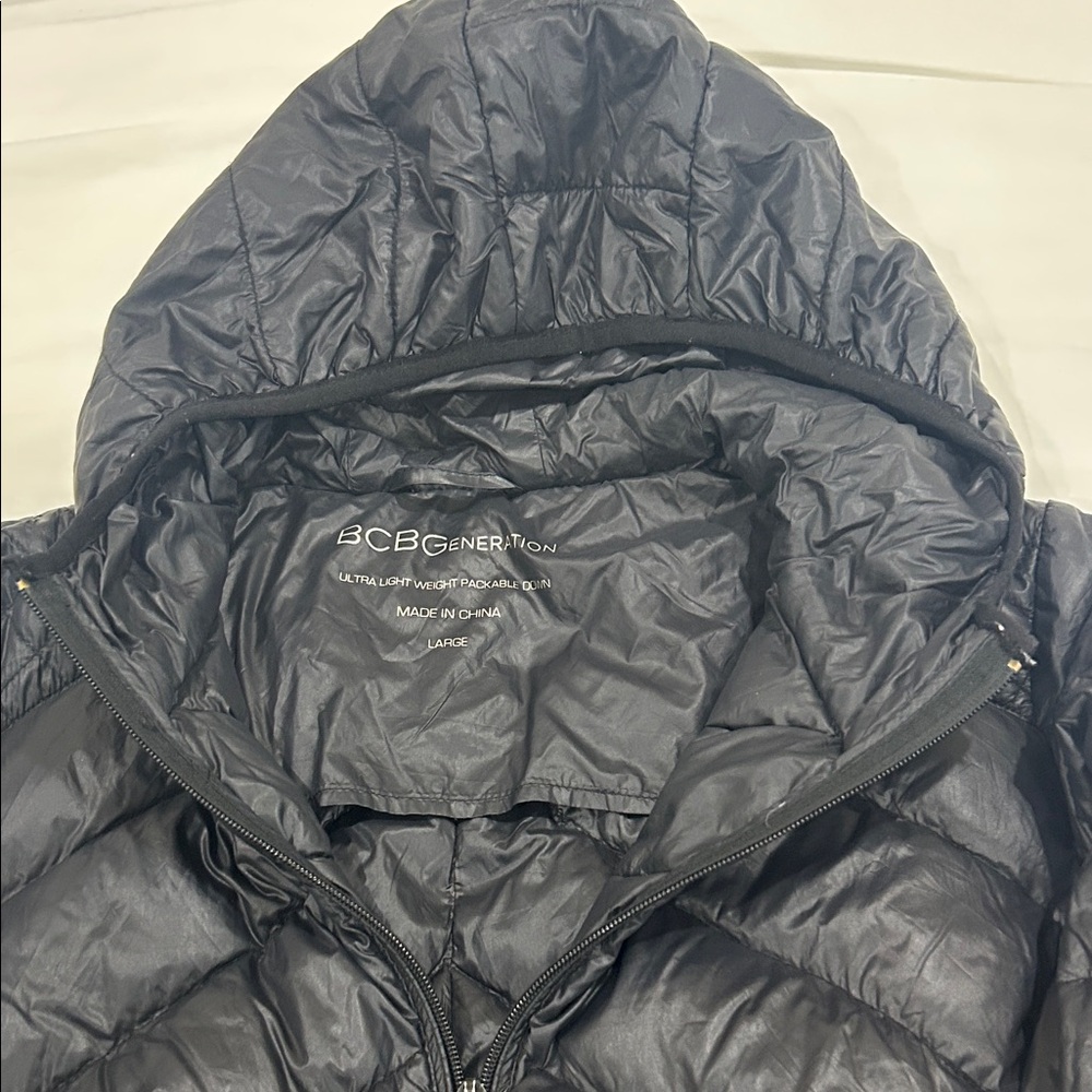 Bcbgeneration Charcoal Puffer Jacket - image 3